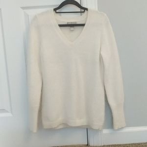 Cream angora Banana Republic sweater